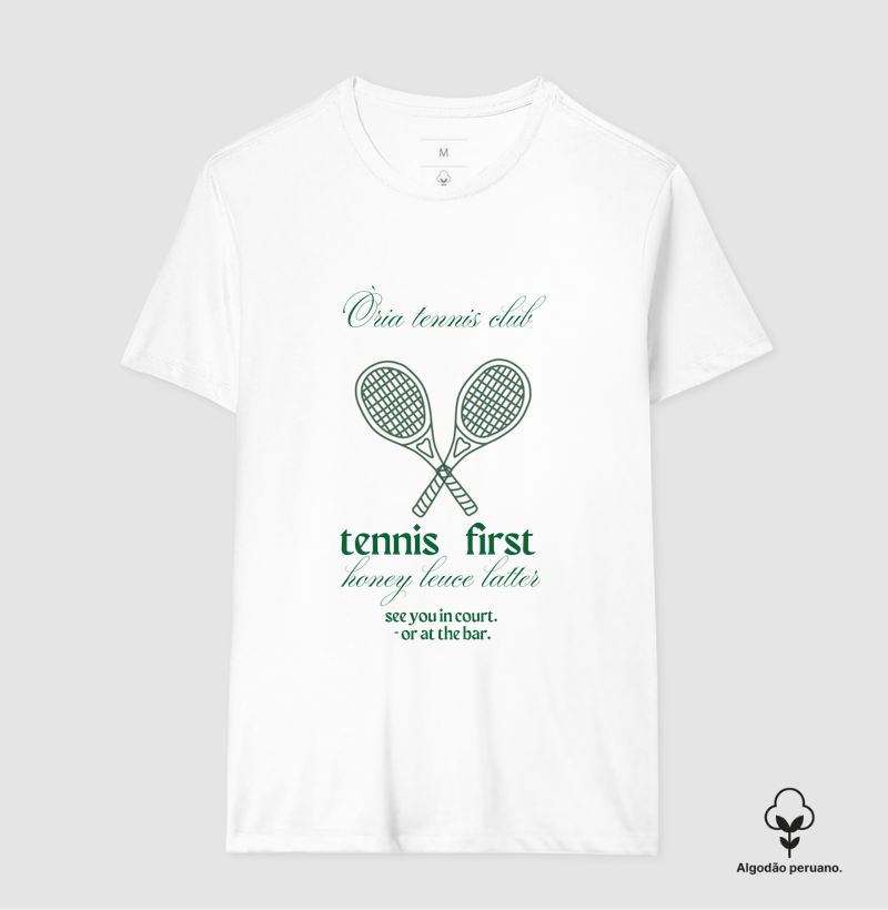 Tennis first, honey leuce latter