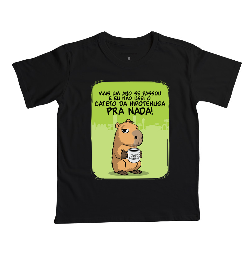 Camiseta Capivara Cateto da Hipotenusa