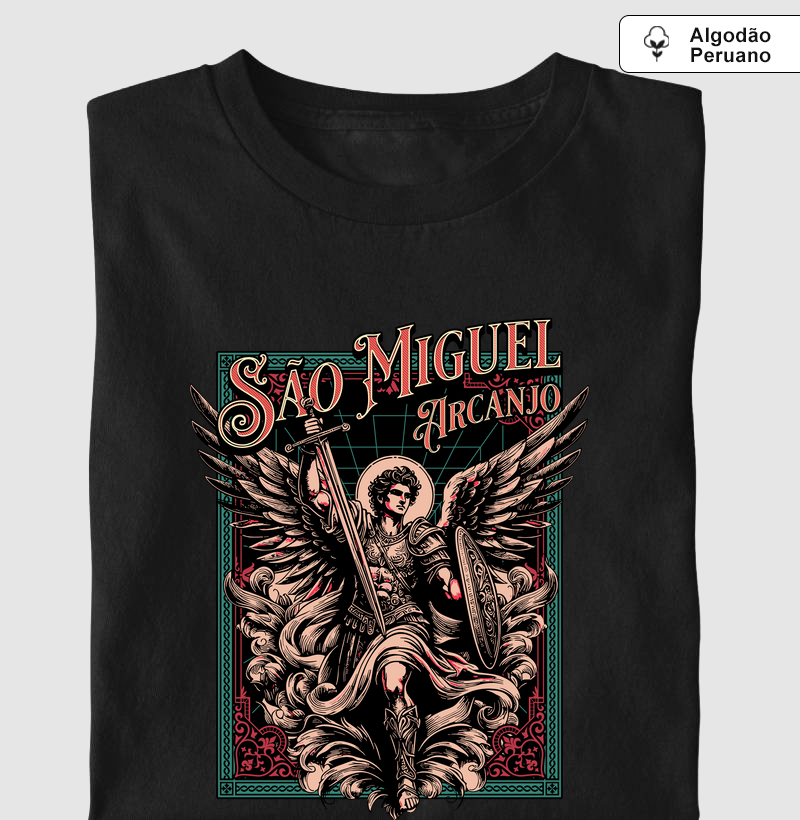São Miguel Arcanjo Armadura Espiritual Algodão Peruano