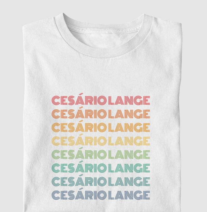 Cesário Lange Letreiro Retrô