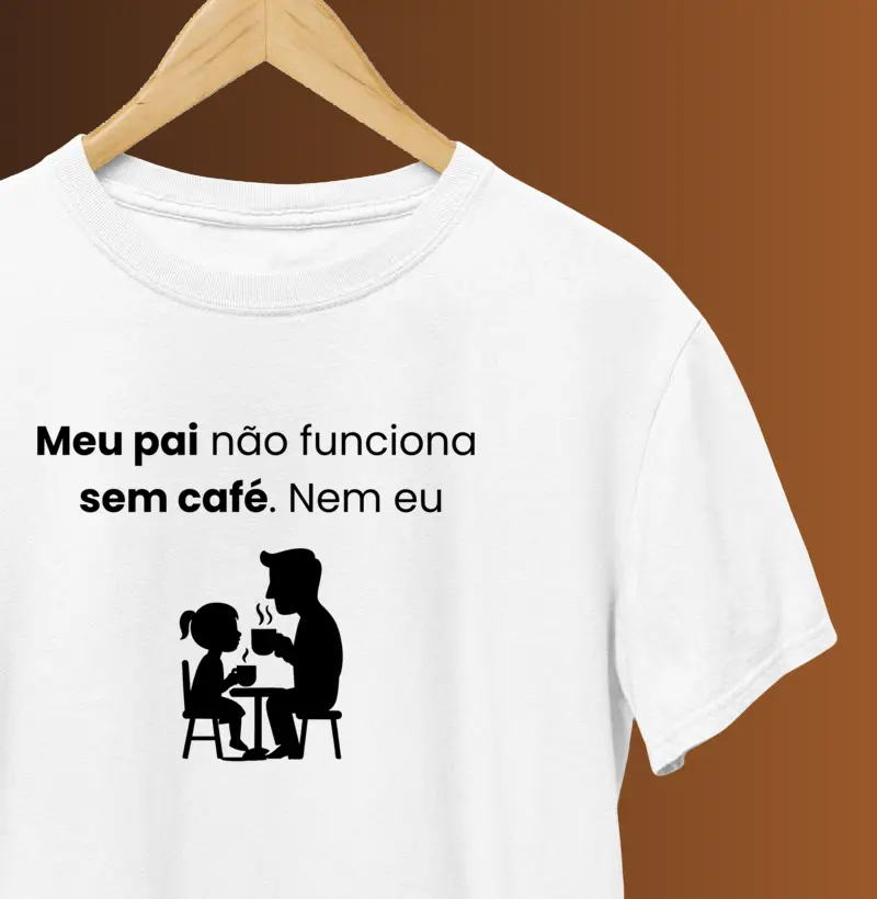 Meu pai não funciona sem café. Nem eu (filha)