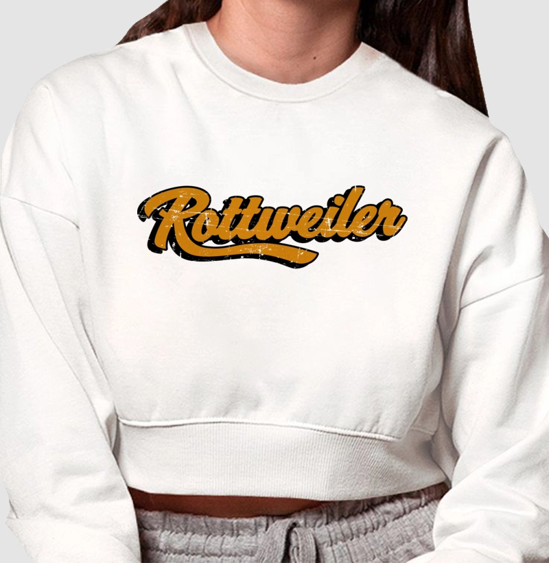 Rottweiler Texto Laranja