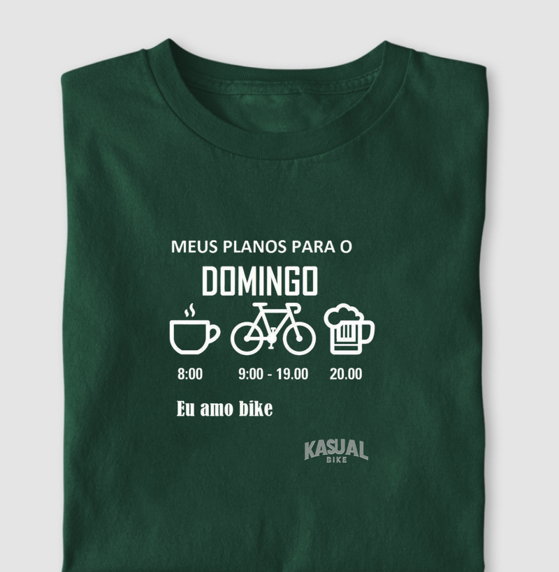 🚴‍♂️ Camiseta "Planos de Domingo" - Kasual Bike