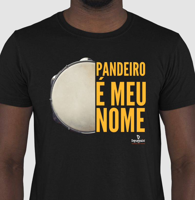 Pandeiro é meu nome tons escuros