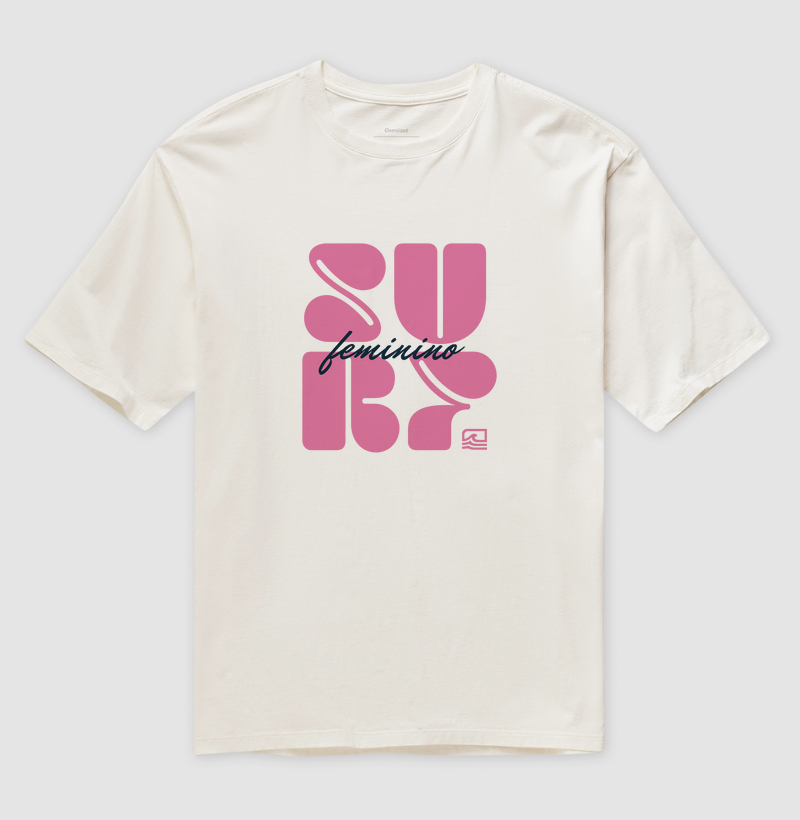 "Surf Feminino" (Oversized)
