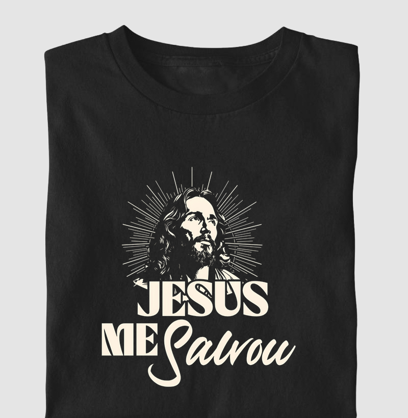 Camiseta Jesus me salvou