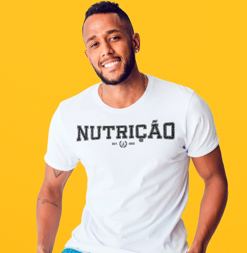Camiseta Nutrição Premium Est. 1962 -masculina