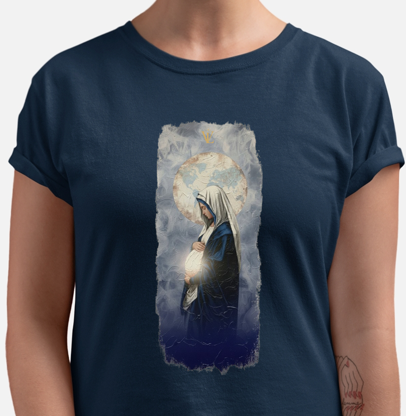 Maria grávida a espera de Jesus!