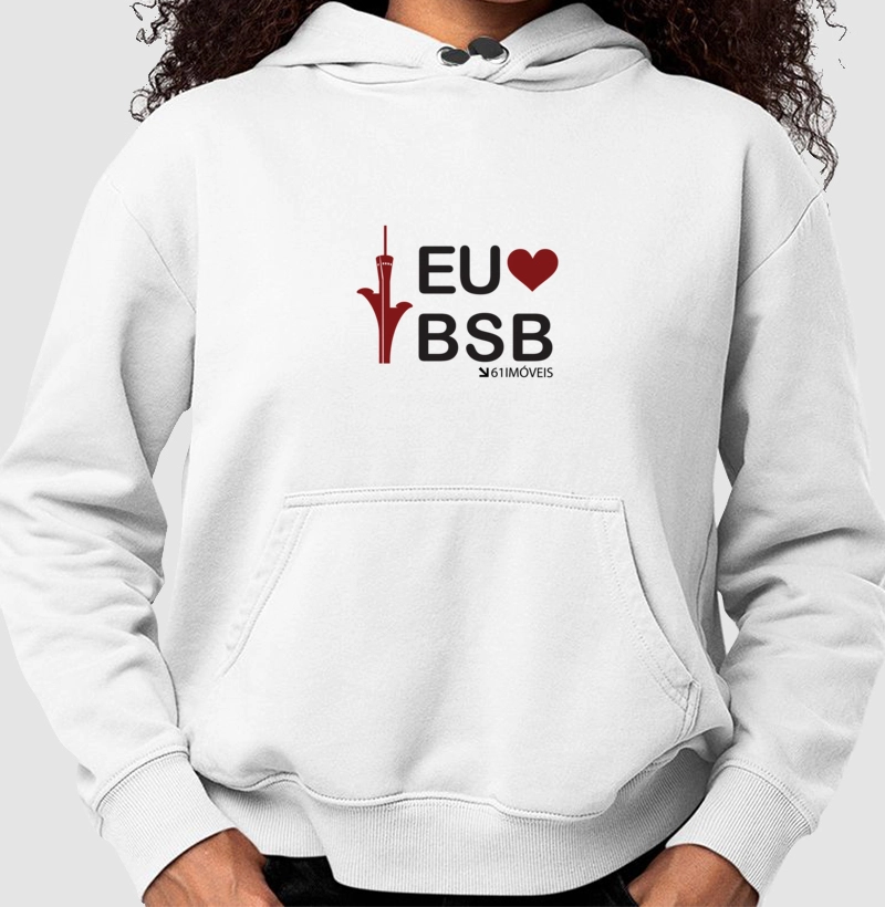 Moletom '' Eu Amo BsB ''