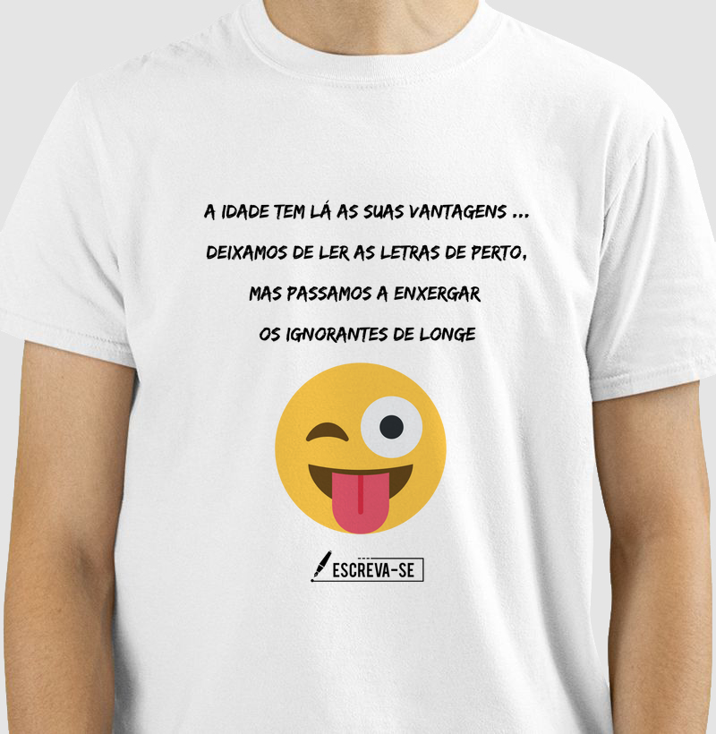 A idade tem lá as suas vantagens...