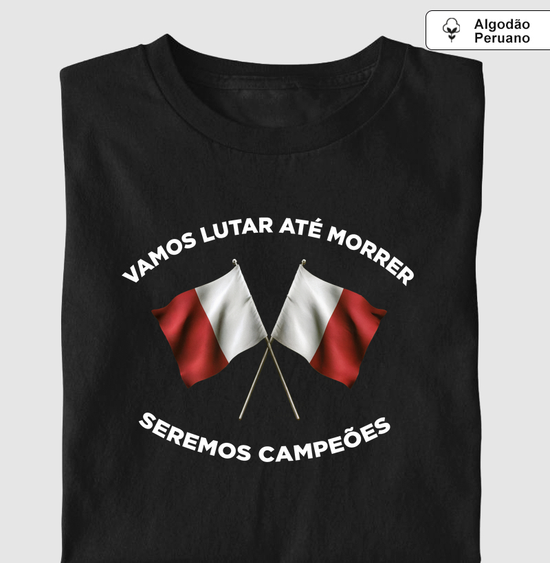 Camiseta Algodão Peruano Bandeiras
