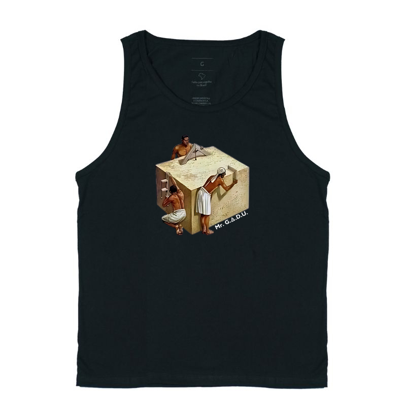 Camiseta Regata Trabalhando a Pedra - Mr. GADU