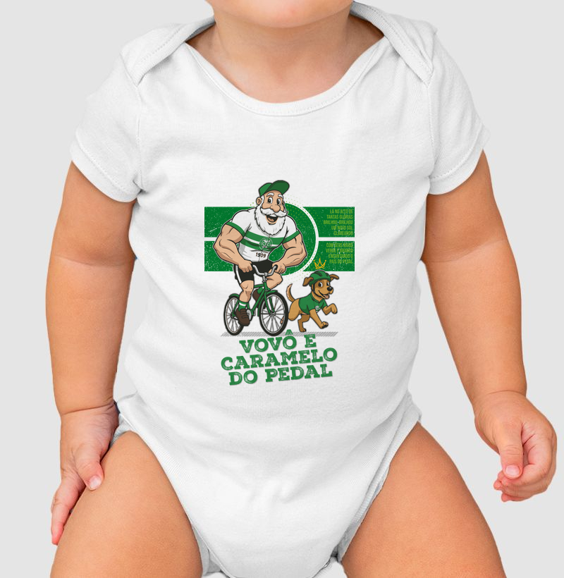 Vovô e caramelo do pedal