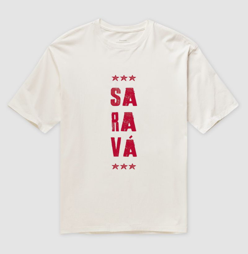 Camiseta Oversized Saravá