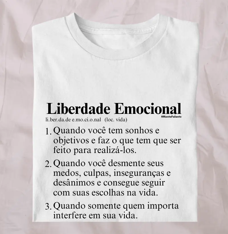 Significado de Liberdade Emocional