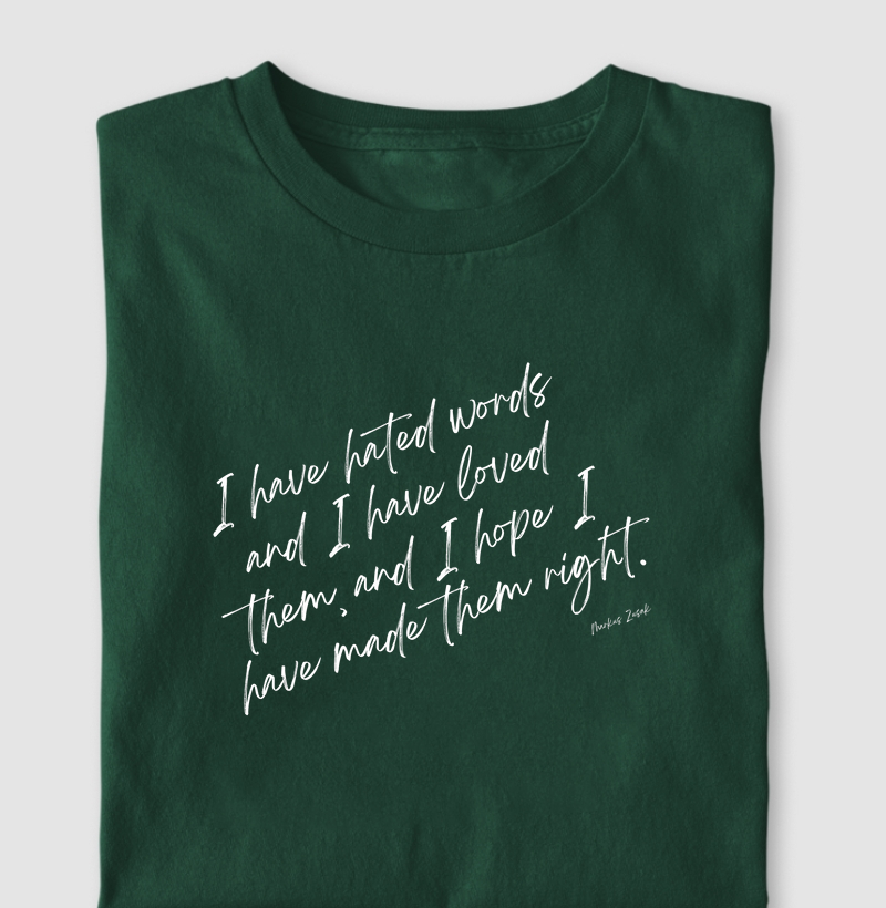 T-shirt HATED WORDS Matutaremos