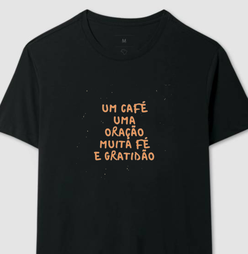 Camiseta Fé e Gratidão