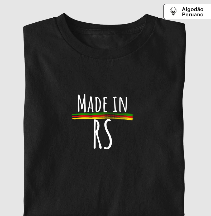 Camiseta Made In RS (Premium)