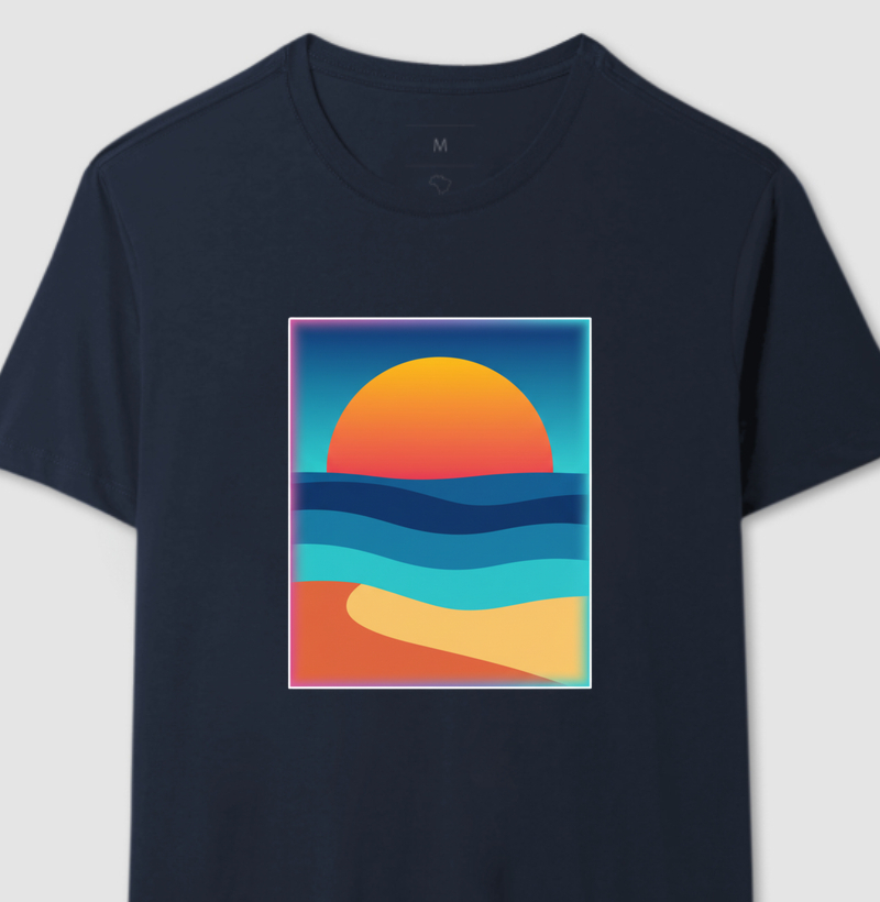 Abstração de Sol e Mar