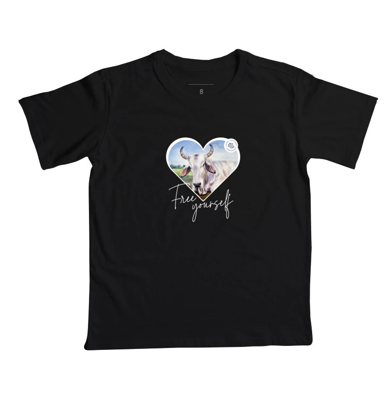 Camiseta Kids Calttier Boi Picumã - By Tutu Watercolors