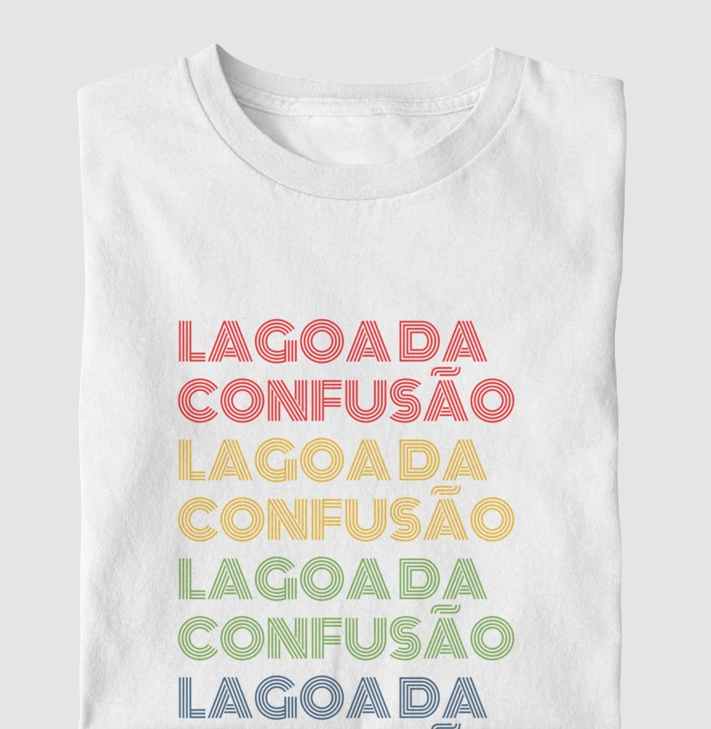 Lagoa da Confusão Letreiro Retrô