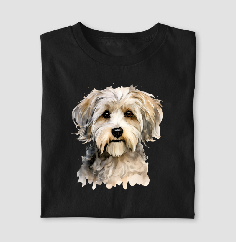 Dandie Dinmont Terrier aquarela