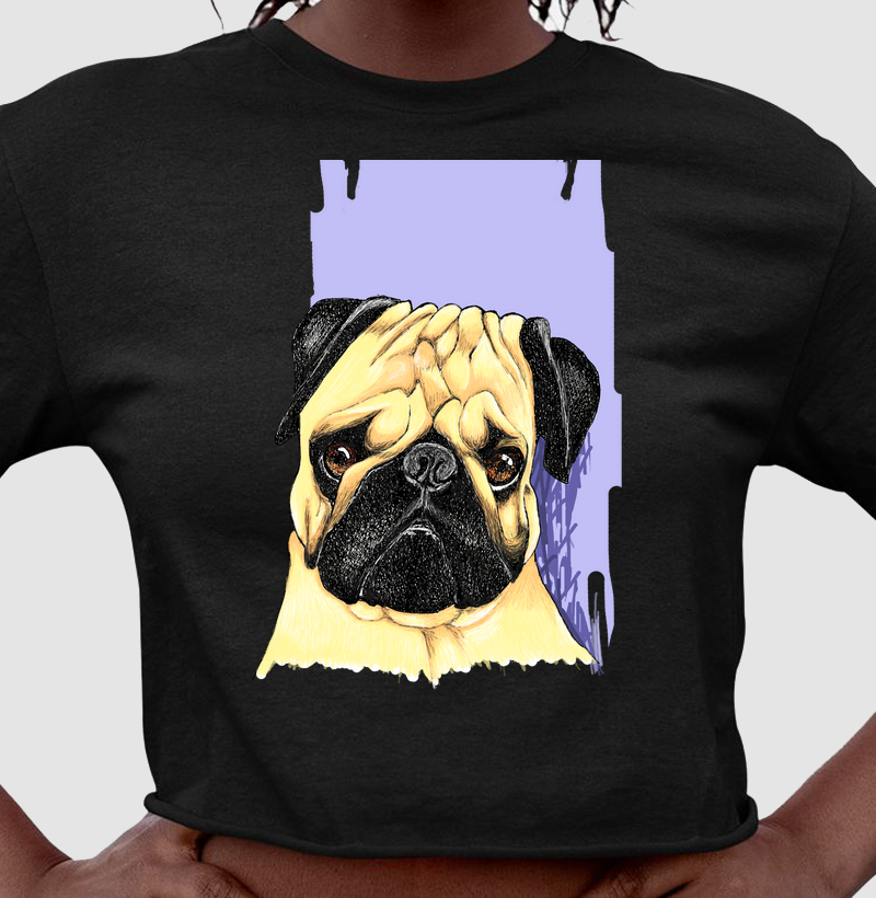 Cropped  Pequeno Buldogue