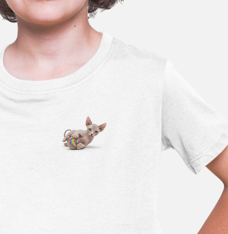 Gato Sphynx Brincando