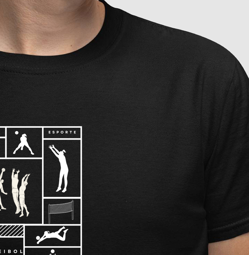 Camiseta Meu Esporte: Voleibol