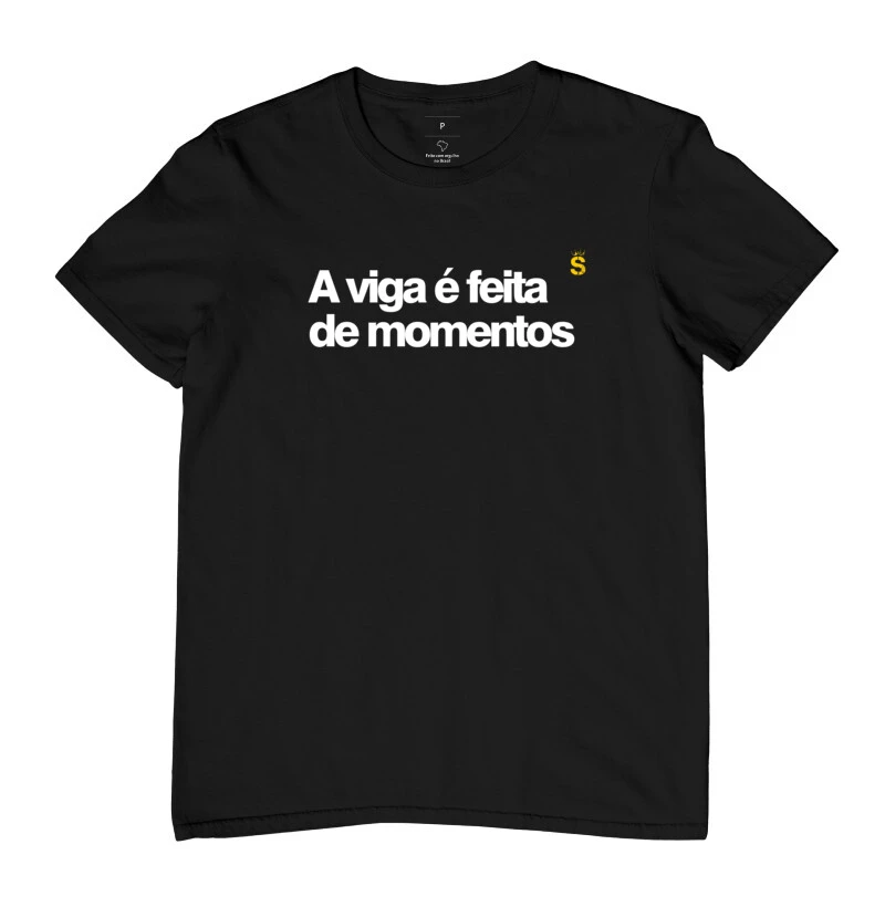 A viga é feita de momentos