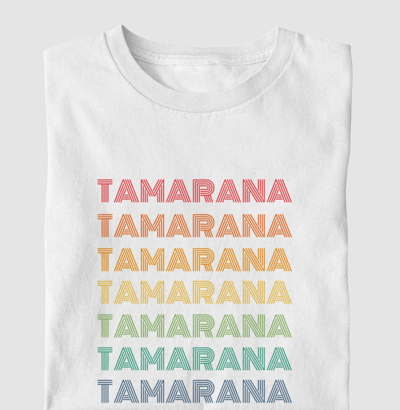 Tamarana Letreiro Retrô