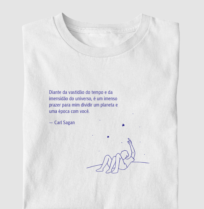 Frase Vastidão do Tempo Carl Sagan