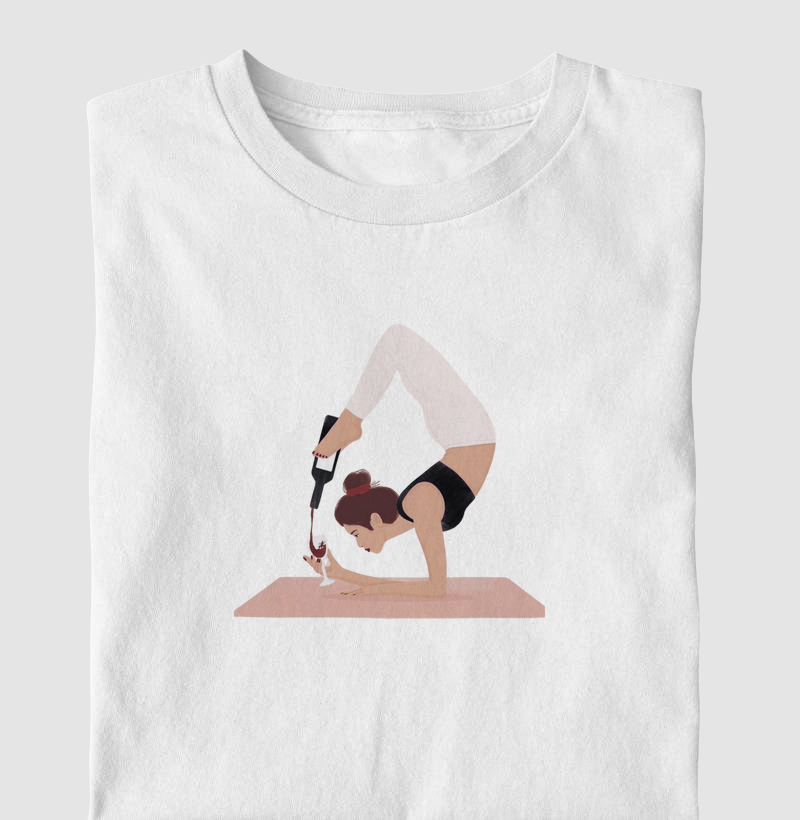 Camiseta Wine & Yoga