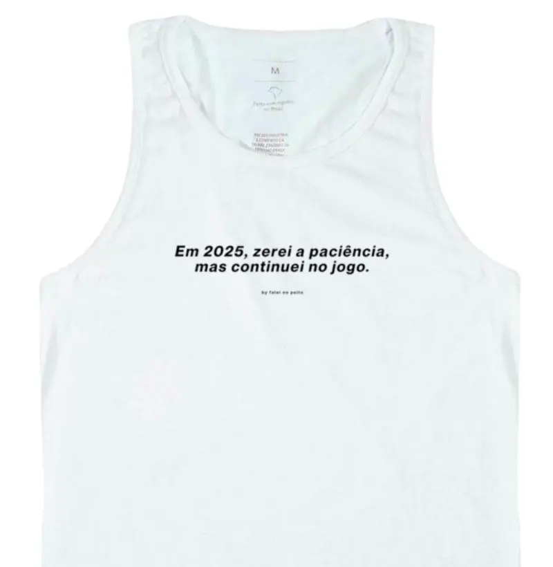 Em 2025, zerei a paciência, mas continuei no jogo.