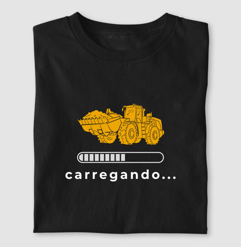 pá carregadeira - carregando