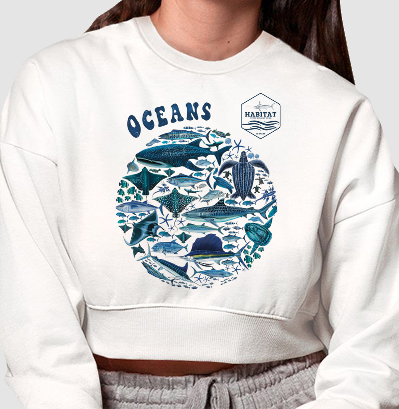 OCEANS CROPPED MOLETOM