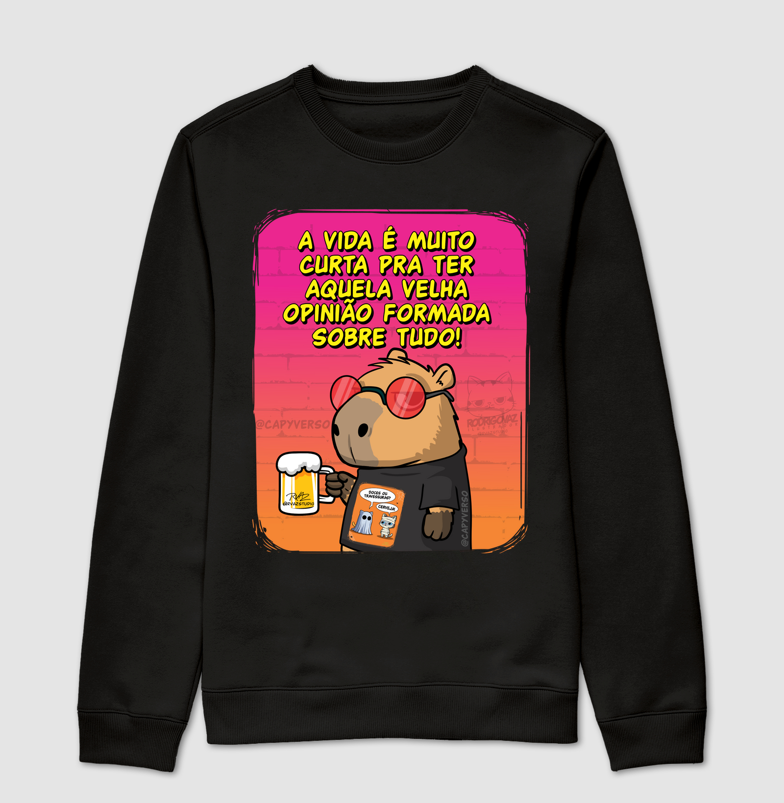 Camiseta Capivara Opinião
