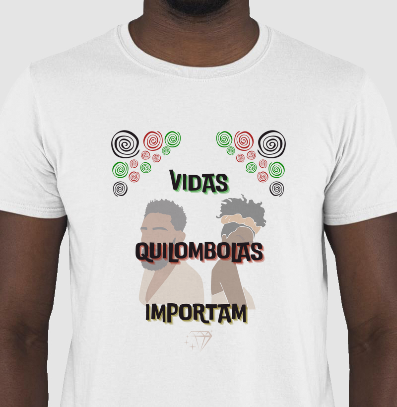 Camiseta vida quilombolas