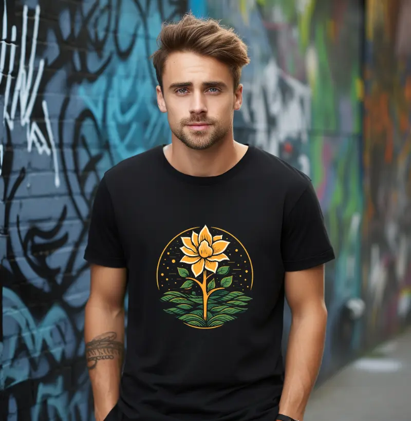 Camiseta Flor Estelar