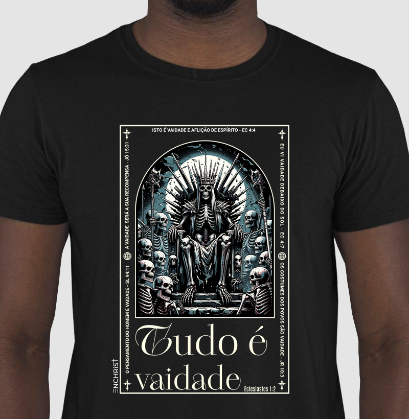 Camiseta preta Eclesiastes 1:2