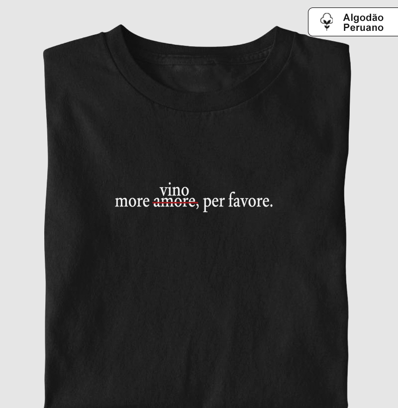 More vino, per favore.