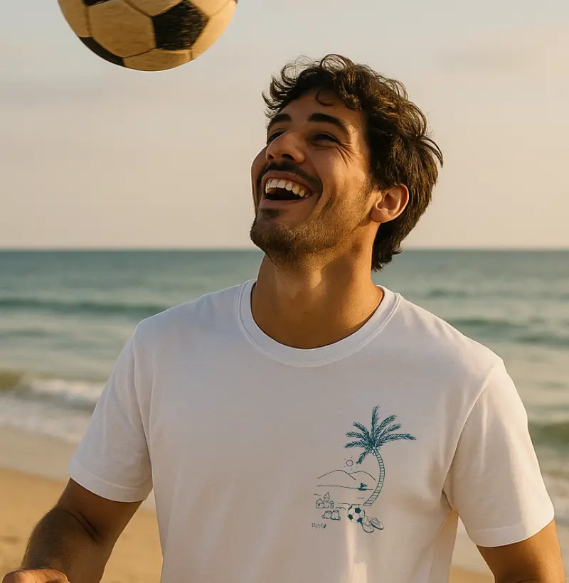 Pé na praia
