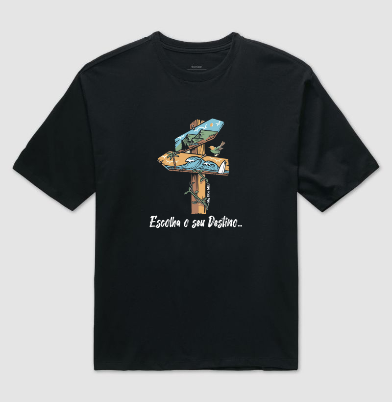 Camiseta Oversized - Destino 