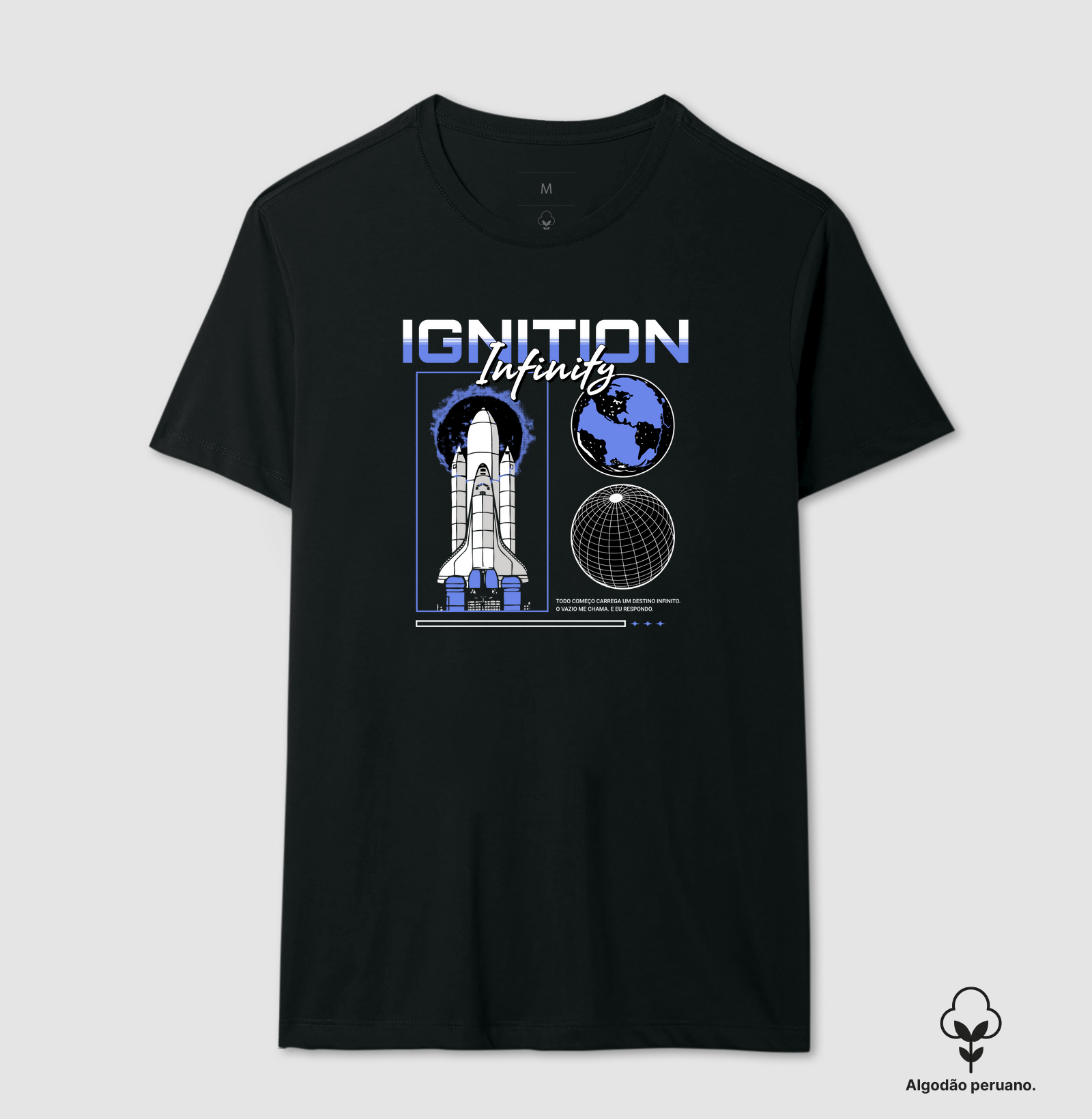 Ignition Infinity - Camiseta Algodão Peruano