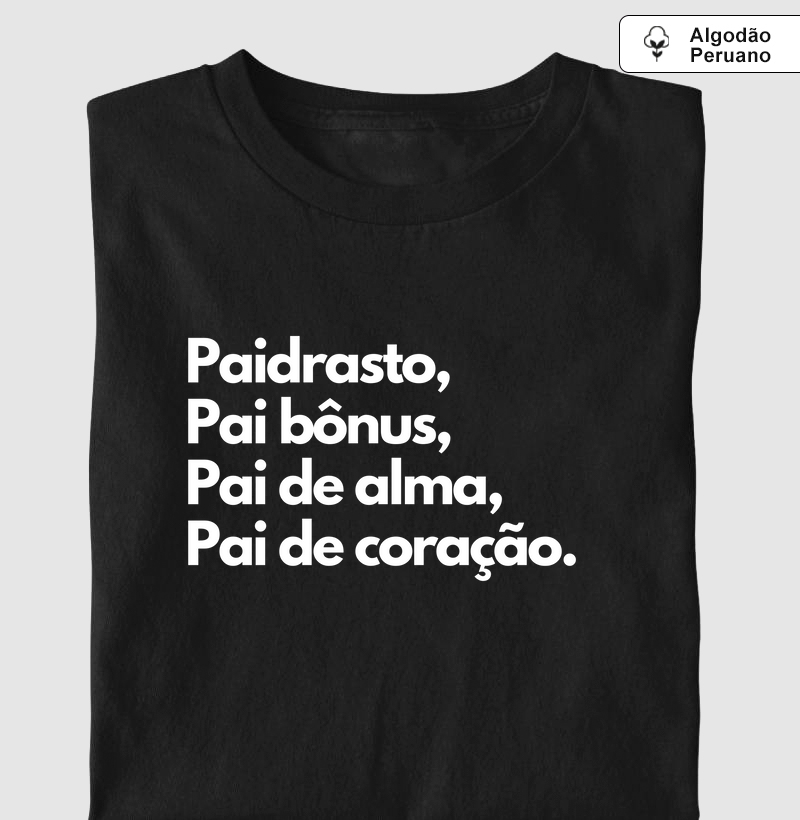 Paidrasto, pai de coração (padrasto) (algodão peruano)