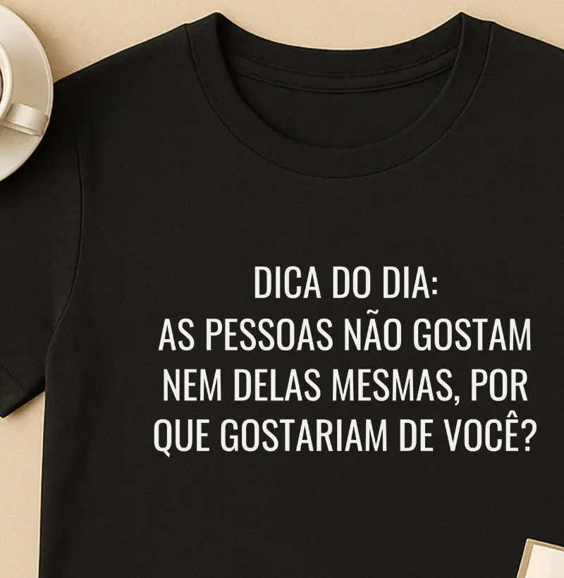 As pessoas não gostam nem delas mesmas, por que gostariam de você?