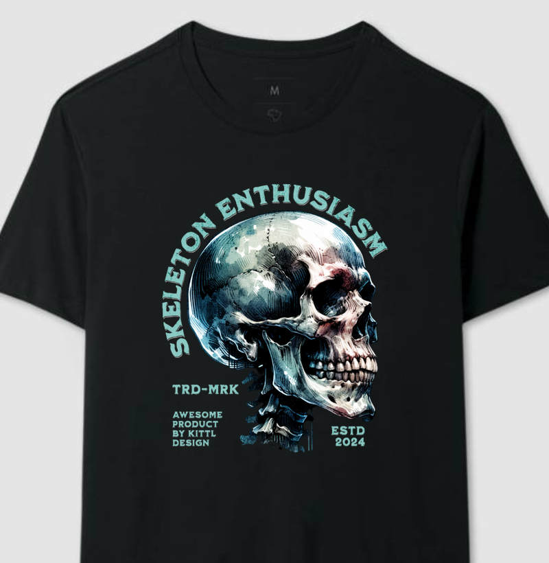 T-shirt Unisex -Skeleton-
