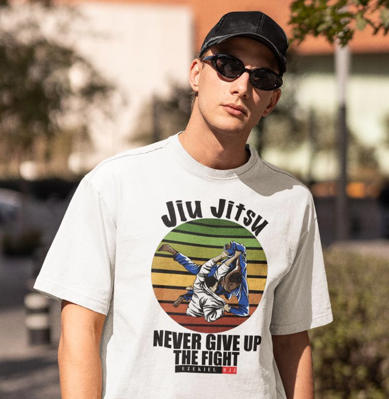 Camiseta Raspagem Never Give Up 100% algodão