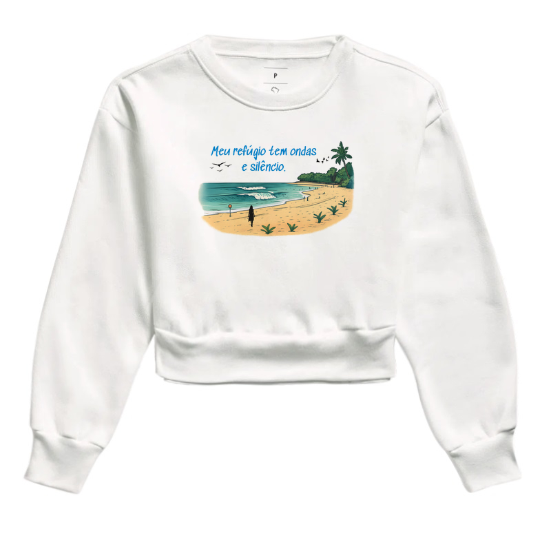 Meu refúgio ondas e silêncio