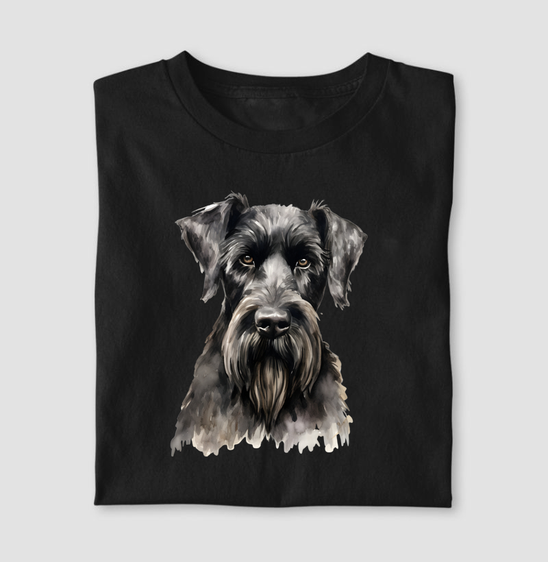 Schnauzer aquarela